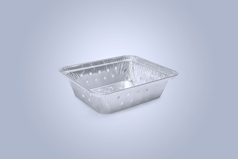 Alu. Foil Container for BBQ Charcoal
